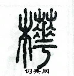 桦怎么写好看