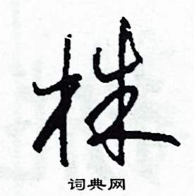 株怎么写好看
