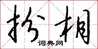 扮相怎么写好看