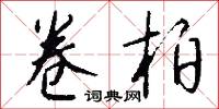 卷柏怎么写好看