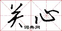 关心怎么写好看