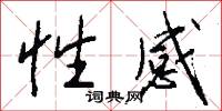 性感怎么写好看