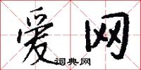 爱网怎么写好看
