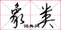 象类怎么写好看