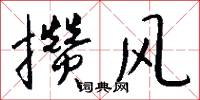 攒风怎么写好看