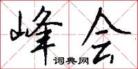 峰会怎么写好看