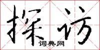 探访怎么写好看
