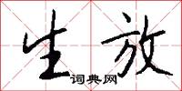 生放怎么写好看