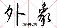 外象怎么写好看