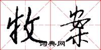收案怎么写好看