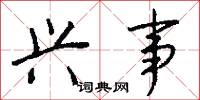 兴事怎么写好看