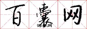 百囊网怎么写好看