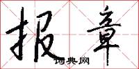报章怎么写好看