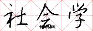 社会学怎么写好看