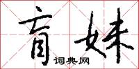 盲妹怎么写好看
