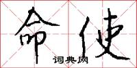 命使怎么写好看