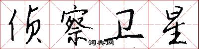 侦察卫星怎么写好看