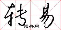 转易怎么写好看