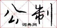 公制怎么写好看
