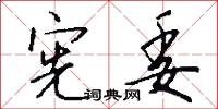 宪委怎么写好看