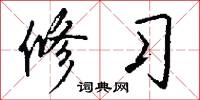 修习怎么写好看