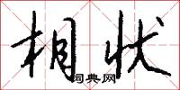 相状怎么写好看