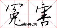 冤害怎么写好看