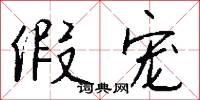 假宠怎么写好看