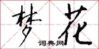 梦花怎么写好看