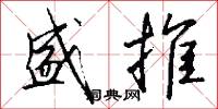 盛推怎么写好看