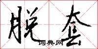 脱套怎么写好看