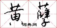 黄孽怎么写好看