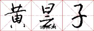 黄昙子怎么写好看