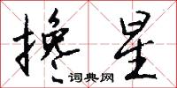 搀星怎么写好看
