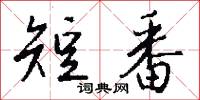 短番怎么写好看