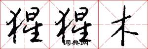 猩猩木怎么写好看