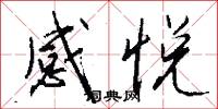 感悦怎么写好看