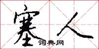 塞人怎么写好看