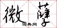 微孽怎么写好看