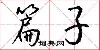 篇子怎么写好看