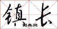 镇长怎么写好看