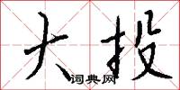 大投怎么写好看