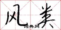 风类怎么写好看