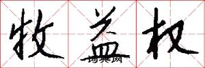 收益权怎么写好看