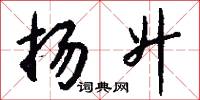 扬升怎么写好看