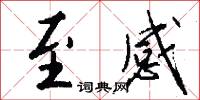 至感怎么写好看