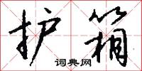 护箱怎么写好看