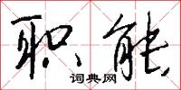 职能怎么写好看