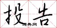 投告怎么写好看