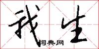 我生怎么写好看
